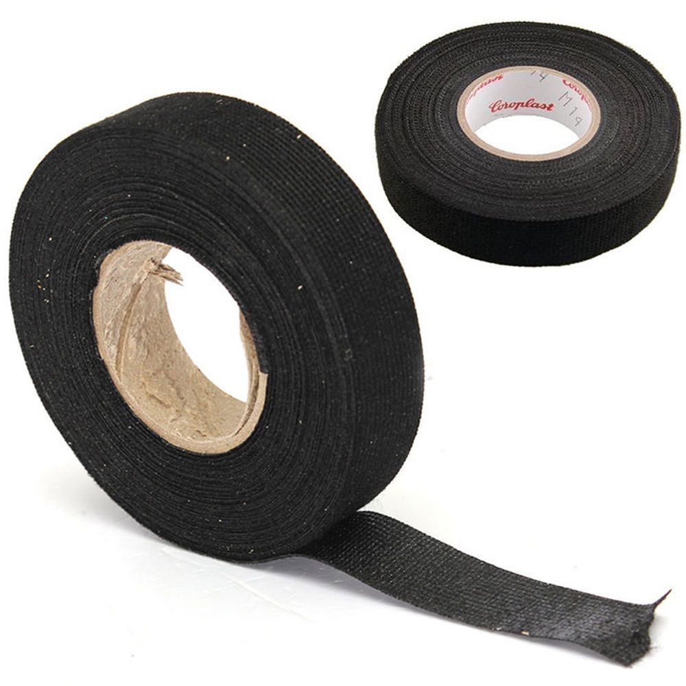 Roll Adhesive Fabric Weft Tapes Wiring Harness Tape High Temp For Looms Cars 