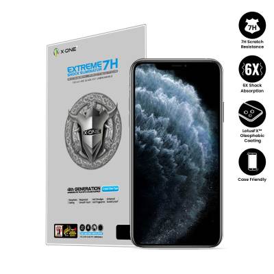 Apple iPhone 11 ( 6.1 ) X-One Extreme Shock Eliminator 7H ( 4th Generation) Clear Screen Protector