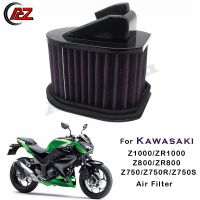 ตัวกรอง Z800 Z750 2004- 2007 2008 2009 2010 2011 2012 03-09 Penggantian Elemen Udara Aliran Sepeda Motor