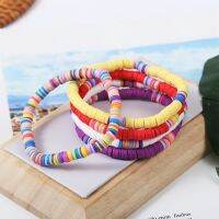 【YP】 European and cross-border explosive style bracelet colorful soft pottery for girls