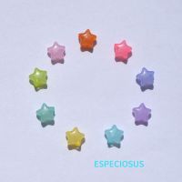 9MM Acrylic Beads Star Shaped Spacer Multi Color Pentagram Beads Accessories Bracelet Making Departments DIY Jewelry Fittings Beads