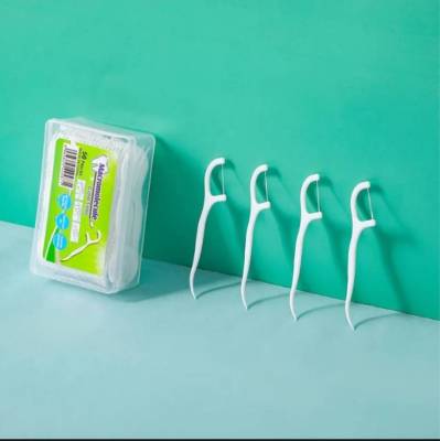 ไหมขัดฟันชนิดด้าม Dental Floss/Toothpick ไหมขัดฟันพลาสติก  ไหมขัดฟันดูแลช่องปาก สะดวกในการใช้งาน ขนาดพกพา บรรจุ 30 PCS/ชิ้น พร้อมส่ง