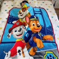 Imported childrens cartoon pattern super soft flannel Paw Patrol blanket four seasons