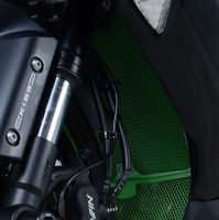 การ์ดหม้อน้ำ R&amp;G - RADIATOR GUARD Kawasaki ZX6R 2019-2022 (กรุณาตรวจสอบสต๊อกสินค้าก่อนสั่งซื้อทุกครั้ง)