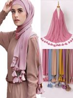 《Miki Xinyuan》 Designer Solid Colorseasonscarf Women Long Soft Wrap Scarf Shawl Scarves ผ้าพันคอผ้าคลุมไหล่