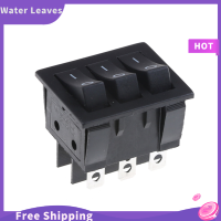 Water Leaves KCD3 34*40สวิทช์โยกขนาดใหญ่ Black Three-Way SWITCH 9 PIN 2 position