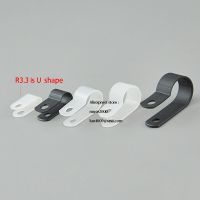 R3.3- 50 mm cable clamp cable tie Nylon wire clip clamp dia black white wire cable distribution fastener PCB Wire zip holder Cable Management