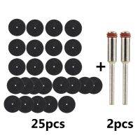 Cmcp 27ชิ้นตัดแผ่นขัด32มม. พร้อมหินเจียแมนเดรลสำหรับแผ่นขัดโลหะสว่านขัด Dremel