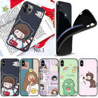 62TEE Simplicity Cartoon Girl อ่อนนุ่ม High Quality ซิลิโคน TPU Phone เคสโทรศัพท์ ปก หรับ iPhone 7 8 11 12 13 14 Pro XS Max SE X XR Plus SE