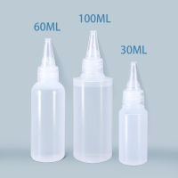 【YP】 2/510pcs 30/60/100/120ML Squeeze Bottle for Sauce Plastic Refillable with Cap Glue