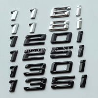 NEW Old Font Numbers Letter 116i 118i 120i 125i 128i 130i 135i 140i Top ABS Emblem for BMW 1 Series Car Trunk Nameplate Logo Sticker