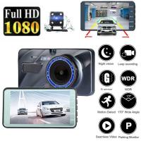 กล้องติดรถยนต์ รุ่นใหม่ล่าสุด Full HD Car Camera หน้า-หลัง WDR+HRD หน้าจอใหญ่ 4.0 รุ่น A10 ของแท้100%