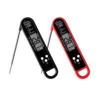 ❒﹉☋ Digital Meat Thermometer LCD with Backlight Kitchen Cooking Food Thermometer Magnetic Precise for Baking Liquids Candy Air Fryer