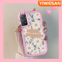 เคส Dienya สำหรับ Xiaomi Redmi Note 11 Pro 5G Note 11e Pro เคสภาพสีน้ำมันที่สวยงามลายดอกไม้ป้องกันเลนส์หลายสีสาวน่ารักกันกระแทกเคสมือถือป้องกันการตกและรอยขีดข่วน