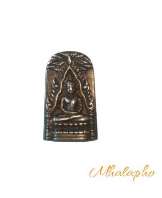 Thai amulets พระพุทธชินราช เหรียญหล่อพระพุทธชินราชท่าเรือ รุ่นบูรณะพระบรมธาตุ จ.นครศรีธรรมราช ปี2537 เนื้อชินสังฆวานร