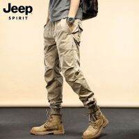 Jeep casual pants mens summer trendy brand handsome sports leggings new outdoor work clothes long pants men