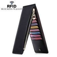 Woman Wallet ID Credit Card Holder Fashion Mobile Phone Bag PU Leather Zip Coin Purse Ladies Card Holders Card Wallet Tarjetero