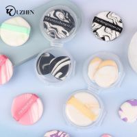 4Pcs Sponge Puff Baby Cosmetic Soft Plush Powder Puffs Mini Finger Puffs With Box Cosmetic Makeup Tools