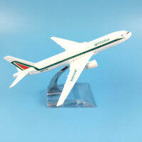 16เซนติเมตรเครื่องบินเครื่องบินรุ่น Alitalia โบอิ้ง777เครื่องบินรุ่น D Iecast โลหะเครื่องบินรุ่น1:400เครื่องบินของเล่นของขวัญ