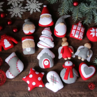Felt Christmas ornaments,Christmas decoration,tree decoration