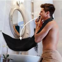 ☌♞ New Beard Apron Shaving Apron Care Clean Hair Face Shaved Apron With Suction Cup Set Cleaning Hairdresser Organizer Gift for Man