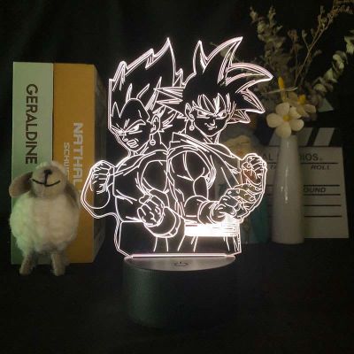 Anime 3D Night Lights Z Son Goku Figure Broly Vegeta Giren Lighting DBZ Led Goha Lights Visual Desk Lamp