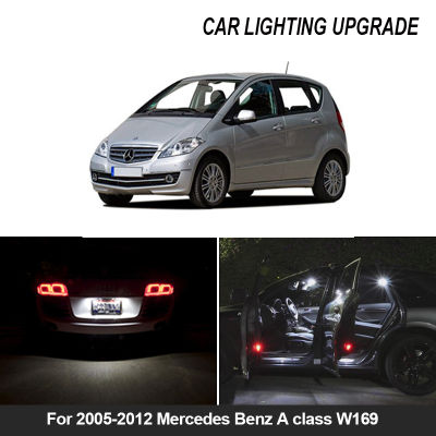 12x LED License plate bulb Interior dome Light Kit For 2005-2012 Mercedes Benz A class W169 A150 A160 A170 A180 A200 Trunk light
