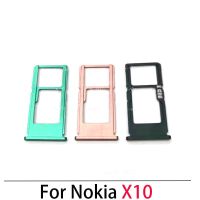 สำหรับ Nokia X10 X20 X100ที่ใส่ถาดใส่ซิมซิมการ์ดเต้ารับตัวแปลงซ่อมแซมชิ้นส่วน