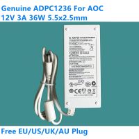 ADPC1236ของแท้3A 12V 36W 5.5X2.5Mm อะแดปเตอร์ AC DA-36Q12สำหรับ Philips AOC HP เครื่องชาร์จอุปกรณ์พลังงานจอแอลซีดี