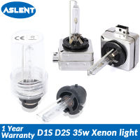 Aslent 2Pcs D1S D2S D3S D4S Xenon ไฟหน้า HID หลอดไฟ CBI HID หลอดไฟ D1 D1R D2R สำหรับไฟหน้าอัตโนมัติ6000K 8000K 12V 35W