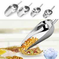 Stainless Steel Ice Scoop Food Flour Sugar Dry Goods Shovel Kitchen Bar Tools