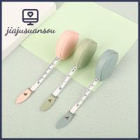 JIAJUSUANSOU สายวัดหัวใจ1.5เมตร,ม้วนเทป Pu ยืดหดได้อัตโนมัติขนาดเล็กตำแหน่งเทปมินิสายวัดขนาดลำตัว