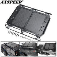 AXSPEED RC Car Luggage Carrier Roof Rack with Carbon Fiber Board for 110 RC Crawler Car Traxxas TRX6 TRX-6 Upgrade Parts