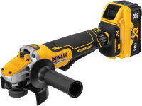 DEWALT 20V MAX XR Angle Grinder, Trigger Switch, Power Detect Tool Technology Kit, 4-1/2-Inch to 5-Inch (DCG415W1), Grey,yellow,black