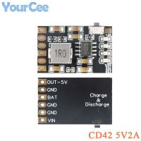 Cd42 Dc 5v 2.1a Mobile Power Diy Board 4.2v Charge Discharge(boost) Battery Protection Indicator Module 3.7v Lithium 18650