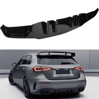 【DT】For Mercedes Benz W177 AMG A35 A45 2019 2020 2021 2022 2023 Car Body Kit Rear Bumper Splitter Lip Diffuser Lip Guard Protector  hot