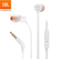 หูฟังสเตอริโอแบบมีสาย T110 Jbl หูฟังพร้อมไมค์ลึกหูฟังออกกำลังแฮนด์ฟรีพร้อมไมค์ควบคุมในสายสำหรับ Ipone/huawei