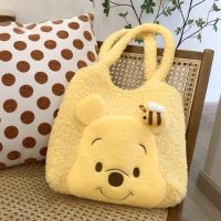 AQUA Genuine Disney Cartoon Winnie the Pooh Handheld Tote Bag 2022 New Large Capacity Cute Mom