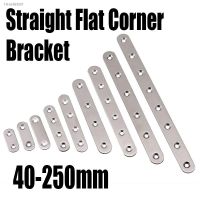 ◙✗ 2PC Stainless Steel Corner Bracket Straight Flat Bracket Thickened One Word Corner Code Straight Code Furniture Corner Protector