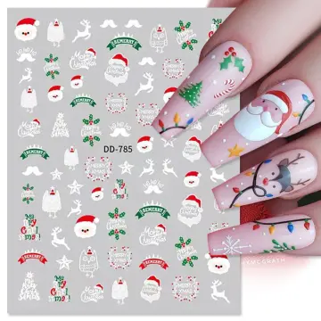 Xmas Nail Stickers - Best Price In Singapore - Aug 2023 | Lazada.Sg