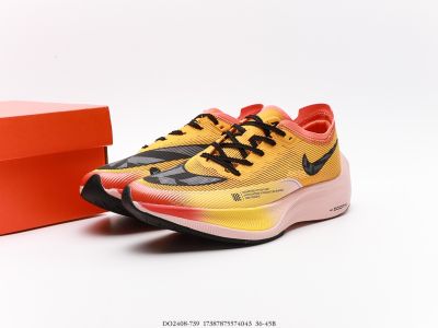 รองเท้าเน็กเปอร์เซ็น 2 Ekiden Yellow Orange SIZE.36-45 รองเท้ากีฬา รองเท้าวิ่งมาราธอน ใส่ได้ทั้งผู้ชาย-หญิง กระชับเท้า เบา ใส่สบาย ระบายอากาศได้ดี (มีเก็บปลายทาง) [01]