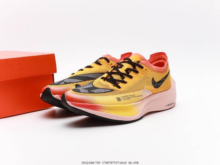 รองเท้าผ้าใบniike-zoomx-vaporfly-next-2-yellow-อุปกรณ์ครบเซ็ต-รองเท้ากีฬา-รองเท้าแฟชั่น-สินค้าพร้อมส่ง