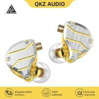 QKZ ZXN หูฟังเอียร์บัดเบส HIFI หูฟังมืออาชีพ ZS10อินเอียร์หูฟังมอนิเตอร์ตัดเสียงรบกวนหูฟังโลหะ ES4 ZST X ED9 ED12 KPY-20