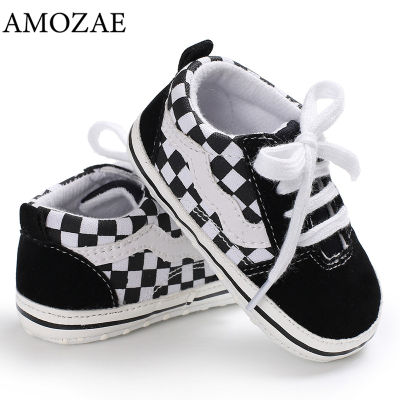 9 Style Toddler Baby Boys Shoes Black Canvas Sneakers Soft Sole Pram Flats Anti-slip Trainers Casual Infant Shoes 0-18M