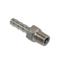 1/4 3/8 1/2  NPT Male Thread Pipe Fitting x 8mm 10 mm OD Barb Hose Tail Reducer Connector Fitting  Stainless Steel 304 Pipe Fittings Accessories