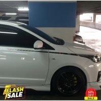 สติ๊กเกอร์* TRD sportivo ลายตาราง ติดข้างไฟหน้า Toyota YARIS ปี 2015 ขนาด 4 x 143 cm ต่อชุดมี 2 ข้าง #สติ๊กเกอร์ติดมอไซต์ 3m #สติ๊กเกอร์ติดรถ  #สติ๊กเกอร์ติดมอไซต์  #สติ๊กเกอร์ติดมอไซ