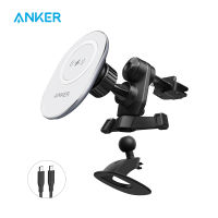 Anker Pengecas Kereta PowerWave ตัวยึดแม่เหล็ก USB Jenis C 7.5W untuk 12 13 14 Pro Max กับ4ft C-C Kabel A2931