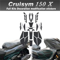 ◎◄ For Sym Cruisym 150 x Cruisym150x Carbon Fairing Emblem Sticker Decal Body Full Kits Decoration Motorcycle modification stickers