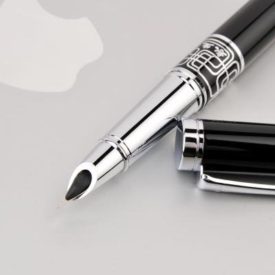 ZZOOI Wingsung Extra Fine Nib 0.38mm Fountain Pen for Finance Luxury Metal Ink Pens Office Supplies School Supplies Birthday Gift