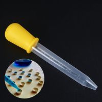 5ml Clear Silicone Pipette Liquid  Dropper Plastic Baby Feeding  Dropper Spoon Burette Infant Utensils Bowl Fork Spoon Sets